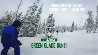Green Glades Run in Colorado?! Great for Beginner Tree Skiiers