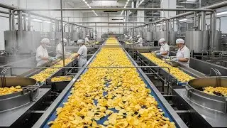 Inside a Modern Potato Chip Factory: How Chips Are Made (Full Process)