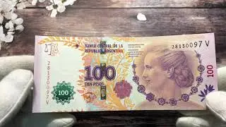 100 pesos Argentina banknote