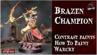 PAINT SCIONS OF THE FLAME WITH CONTRAST PAINTS - BRAZEN CHAMPION - Beginner Step by Step BattleReady