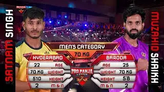 Muzahid Shaikh vs Satnam Singh | Baroda Badshahs vs Kiraak Hyderabad | Full Match | 2023