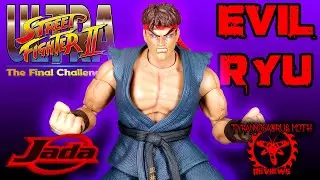 Jada Toys Ultra Street Fighter II SDCC Exclusive Evil Ryu figure review