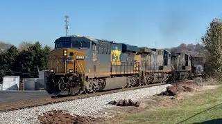 CSX ES44AH 819 w/ Nice K5HL Leads M542-05 on 12/7/24