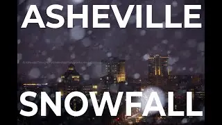Asheville, North Carolina Snowfall Fri Jan  19 2024 by Asheville Photography