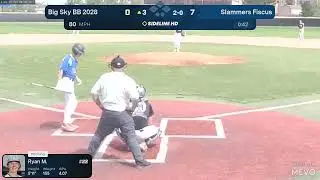 Ryan McDonald 2027 | 3rd SO Full AB (Slider) Top 3rd vs Big Sky BB 2028 | Aug 30 2025 | uncommitted