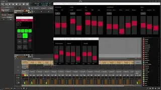 Playing Ravebusters (dax) '95 Raver's Megamix using Regroove player (multi-out) with effects applied