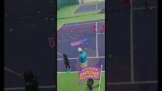 Kids Tennis Lessons  #JonesFamilyAdventures #Singledad #Cutekids #shorts #KidsTennis #tennis #team