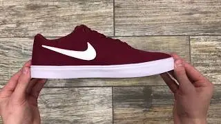 КЕДЫ NIKE SB CHECK SOLARSOFT CANVAS SKATEBOARDING SHOE TEAM RED