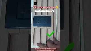 WPC louvers Panel👉 पर बोर्ड लगानें का सही तरीका 💯✔️ #wpcwalpanels #viral #trendingreels #shorts
