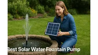 🌞 Best Solar Water Fountain Pump | POPOSOAP 6.5W Solar Fountain Pump for Bird Bath 🌿