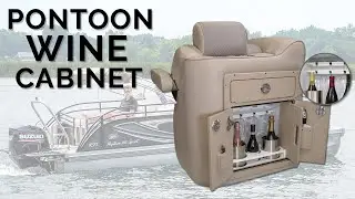 Pontoon Wine Storage Cabinet for Lounge Backrest - Upgrade Your Pontoon Today!
