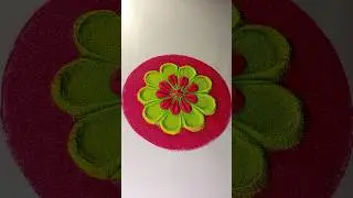 Beginners rangoli #beginnersrangoli