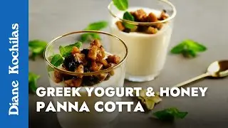 Greek Yogurt-Honey Panna Cotta