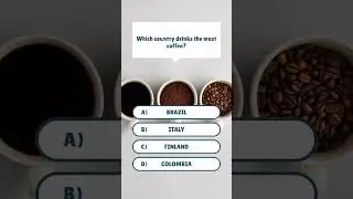 Which country drinks the most coffee #quiz #triviatricks