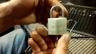 (252) Abus 75IB/40 marine dimple padlock Spp'd