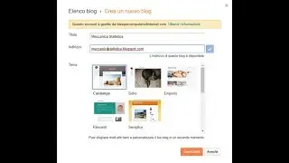 Creare un blog gratis in 5 minuti con Blogger