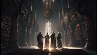 Acquire the Divine Knowledge: Mystical Ambience Inside a Sacred Byzantine Monastery Library 📿✨🛕