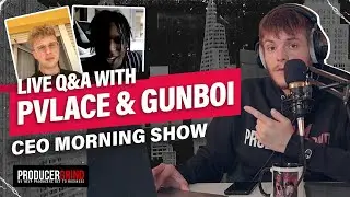 Pvlace 808 Mafia Live Q&A w/ Gunboi 💎  | CEO Morning Show #14
