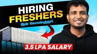 Freshers Hiring in Coimbatore | 3.5 LPA Full Stack Developer Job | Python