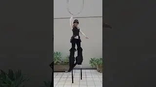Steampunk Stilt Walker in Sydney, Australia