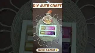 DIY Rope Craft | Easy & Creative Home Decor Idea ✨ #diy #youtubeshorts #viralshorts