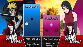 Boruto Vs Sarada Power Levels 2021 (Over The Years) - Anime Ranking