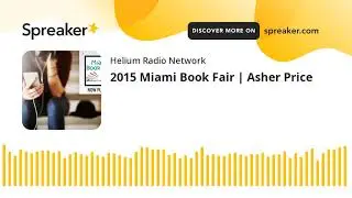 2015 Miami Book Fair | Asher Price