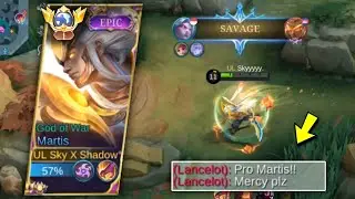 TOP GLOBAL MARTIS PERFECT SAVAGE & SUPER AGGRESSIVE GAMEPLAY!!🔥 | BEST BUILD 2023