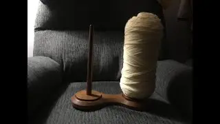 BarvA Double Wood Yarn Holder Advanced Metal Twirling Mechanism Lazy Susan Big Stand Ball Spi Review