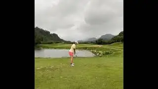 golf swing #overcomeobstacles #water hazard