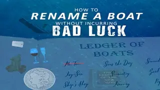 How to Rename a Boat or Yacht without incurring bad luck  Boat Renaming Ceremony