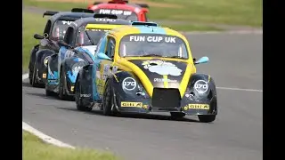 FunCup Brands Hatch - Third to first in two laps!