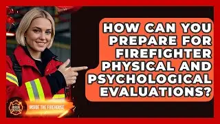How Can You Prepare For Firefighter Physical And Psychological Evaluations? - Inside the Firehouse