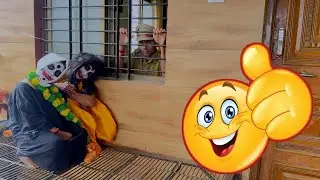 भुताच्या बाळाने पोलीसाची गंमत केली 🫣#भांडण 