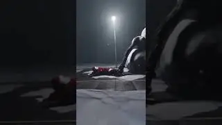 Снеговик тащит Деда Мороза