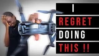 CRASHED MY DRONE !! Dji Mavic AIR