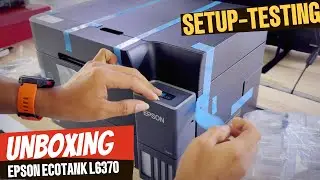 Epson EcoTank L6370 Unboxing in Hindi | Setup, Ink Filling & Print Quality Test