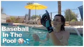 Baseball in the Pool!!!