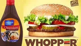 Burger King Chocolate Whopper! (Chocolate Sauce)