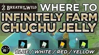 Zelda: Breath of the Wild -  Infinitely Farm Chuchu Jelly - (ALL TYPES! Blue, White, Red, & Yellow)