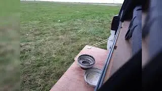 The best bad weather stove not trangia. Swedish military storm cooker on top of a very exposed hill