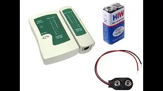 Заменить батарею для тестера сетевого кабеля RJ45 и RJ11 | Тестер кабеля Ethernet