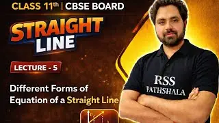 Straight line :5-Topic- Diffrent forms of equation of line | Question practice #cbse #straight line