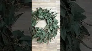Boho Fall Fern Eucalyptus Wreath #wreathmaking #falldecor #diycrafts #boho