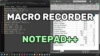 Notepad++ Macro Recorder & Auto Increment Trick | Reformat Excel Data for SQL or JSON Easily!