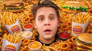 7 Tage nur Burger King essen 2.0🍔 – ich musste mir jedes Essen verdienen!