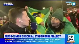 DUPLEX - Avant le match Br&eacute;sil-Tunisie au Stade Pierre-Mauroy