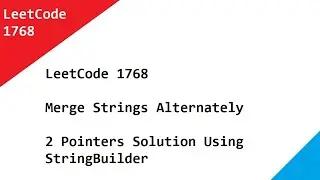 LeetCode 1768  Merge Strings Alternately