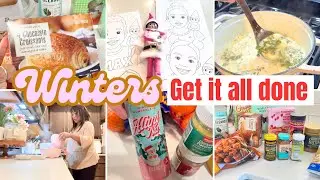WINTERS GET IT ALL DONE WITH ME | ELF HACKS | COOK WITH ME | DAY IN THE LIFE OF A MOM | CRISSY MARIE