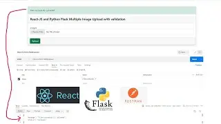 React-JS and Python Flask Multiple Image Upload with validation
